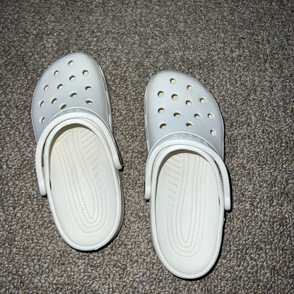 White Crocs